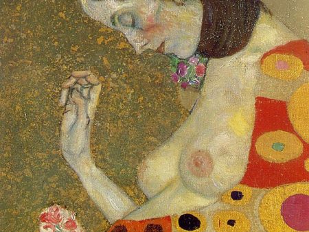 Hope II Detail by Gustav Klimt - Hand-Painted Oil Painting on Canvas Discount