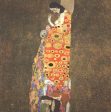 Hope II by Gustav Klimt - Hand-Painted Oil Painting on Canvas For Cheap