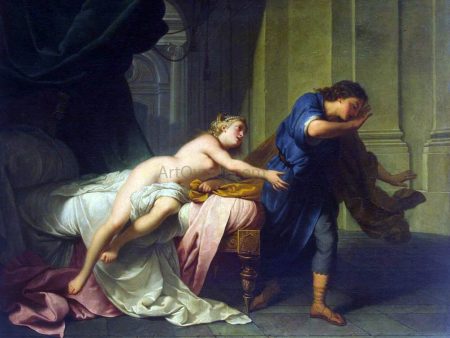 Joseph and Potiphar s Wife by Jean-Baptiste Nattier - Hand-Painted Oil Painting on Canvas For Discount