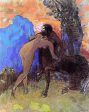 Woman and Centaur by Odilon Redon - Hand-Painted Oil Painting on Canvas Cheap