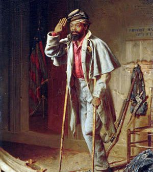 A Bit of War History: The Veteran by Thomas Waterman Wood - Hand-Painted Oil Painting on Canvas Cheap