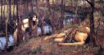 A Naiad by John William Waterhouse - Hand-Painted Oil Painting on Canvas Online Sale