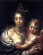 Venus and Cupid by Paulus Moreelse - Hand-Painted Oil Painting on Canvas For Sale