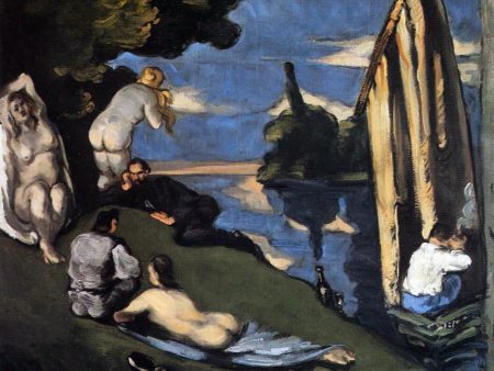 Pastoral (also known as Idyll) by Paul Cezanne - Hand-Painted Oil Painting on Canvas Discount