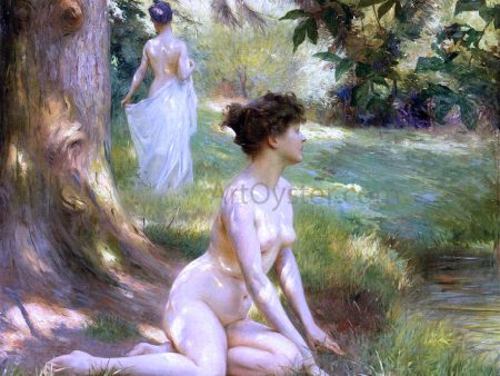 Sunlight by Julius LeBlanc Stewart - Hand-Painted Oil Painting on Canvas Online Sale