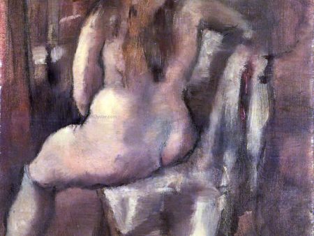 Seated Nude by Jules Pascin - Hand-Painted Oil Painting on Canvas Cheap