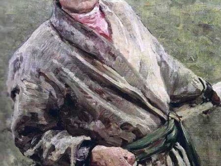 A Belorussian, Portrait of Sidor Shavrov by Ilia Efimovich Repin - Hand-Painted Oil Painting on Canvas Online