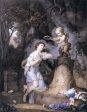 Votive Offering to Cupid by Jean Baptiste Greuze - Hand-Painted Oil Painting on Canvas For Cheap