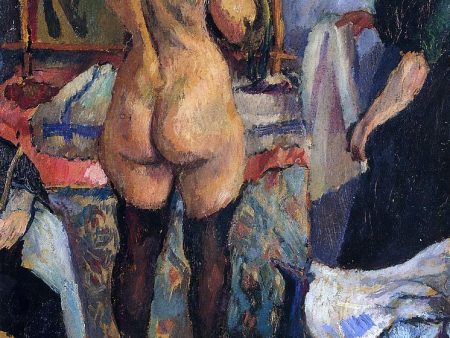 Getting Dressed by Jules Pascin - Hand-Painted Oil Painting on Canvas Online Hot Sale