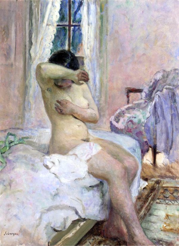 Nude by Henri Lebasque - Hand-Painted Oil Painting on Canvas Online Hot Sale