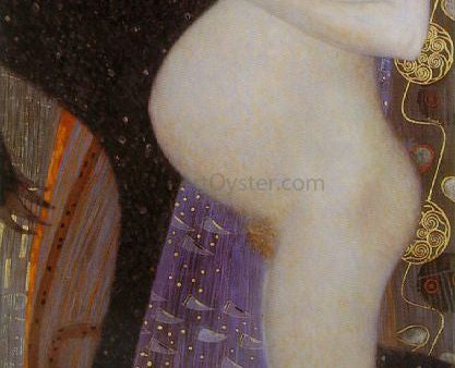 Hope I by Gustav Klimt - Hand-Painted Oil Painting on Canvas on Sale