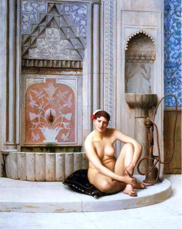 Nude by Jean-Leon Gerome - Hand-Painted Oil Painting on Canvas Hot on Sale