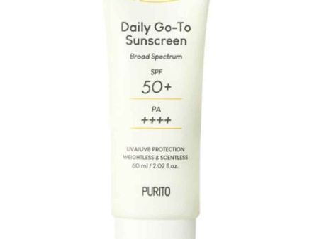 PURITO Daily Go-To Sunscreen apsauginis kremas nuo saulės SPF 50+, 60 ml on Sale