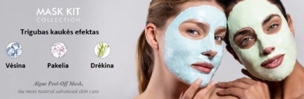 Alginatinė veido kaukė Casmara Hydra Algea Peel Off Mask Kit CASA73002, drėkinanti veido odą, 2 kartams Online