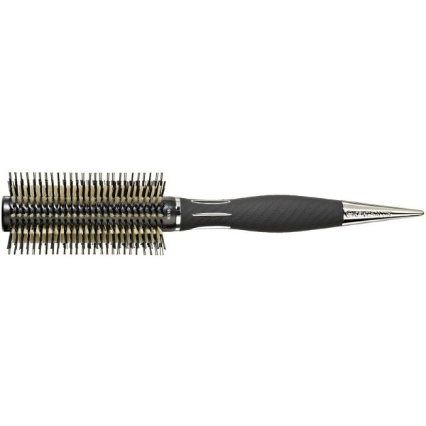 Plaukų šepetys Kent Salon Curling, Straightening, Smoothing & Finishing Brush KS16 su natūraliais šereliais, apvalus, 5,4 cm skersmens For Discount