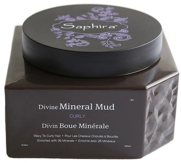 Kaukė-mineralinis purvas plaukams Saphira Divine Mineral Mud SAFDMM3, intensyviai drėkinantis, besipučiantiems plaukams, 500 ml Online Sale