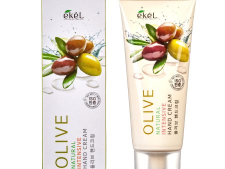 Ekel Natural Intensive Hand Cream Olive Rankų kremas su alyvuogėmis, 100 ml. Fashion