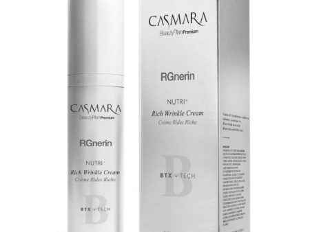 Atkuriamasis, maitinamasis veido odos kremas Casmara RGnerin Nutri+ Rich Wrinkle Cream CASA81002, nuo raukšlių, 50 ml Fashion