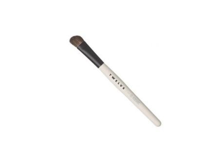 Įstrižas kosmetinis šepetėlis akių šešėliams KENT Angled Eye Contour Brush TWMU3, natūralių šerelių Fashion