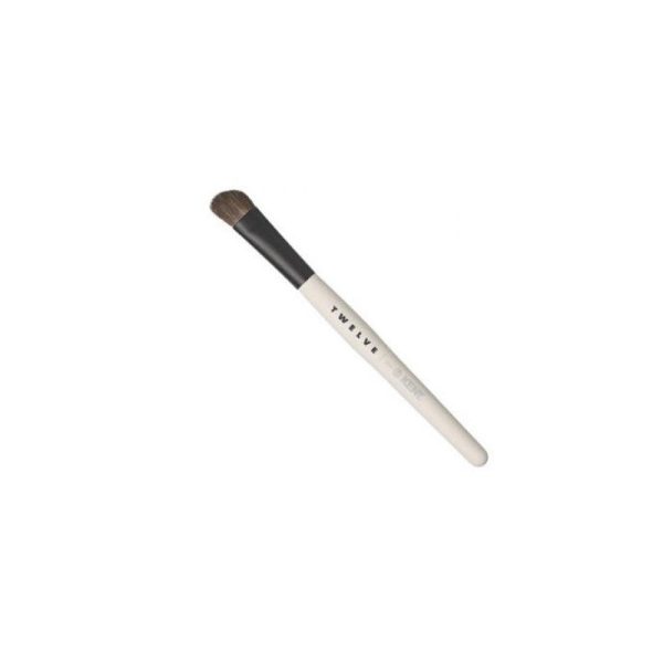 Įstrižas kosmetinis šepetėlis akių šešėliams KENT Angled Eye Contour Brush TWMU3, natūralių šerelių Fashion