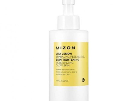 Mizon Vita Lemon Sparkling Peeling Gel vitamininis veido pilingas su citrinų ekstraktu 145g Fashion